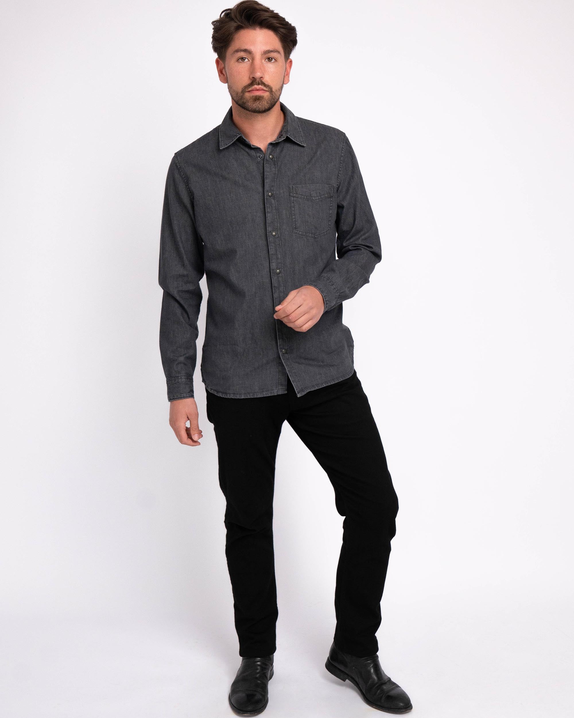 Dark Grey Denim