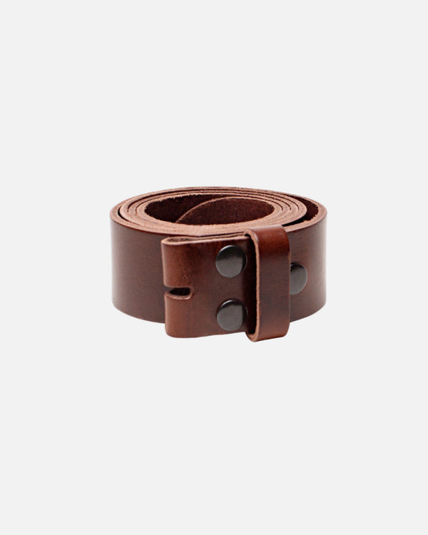 Mia | Brown Smooth Leather Belt Strap