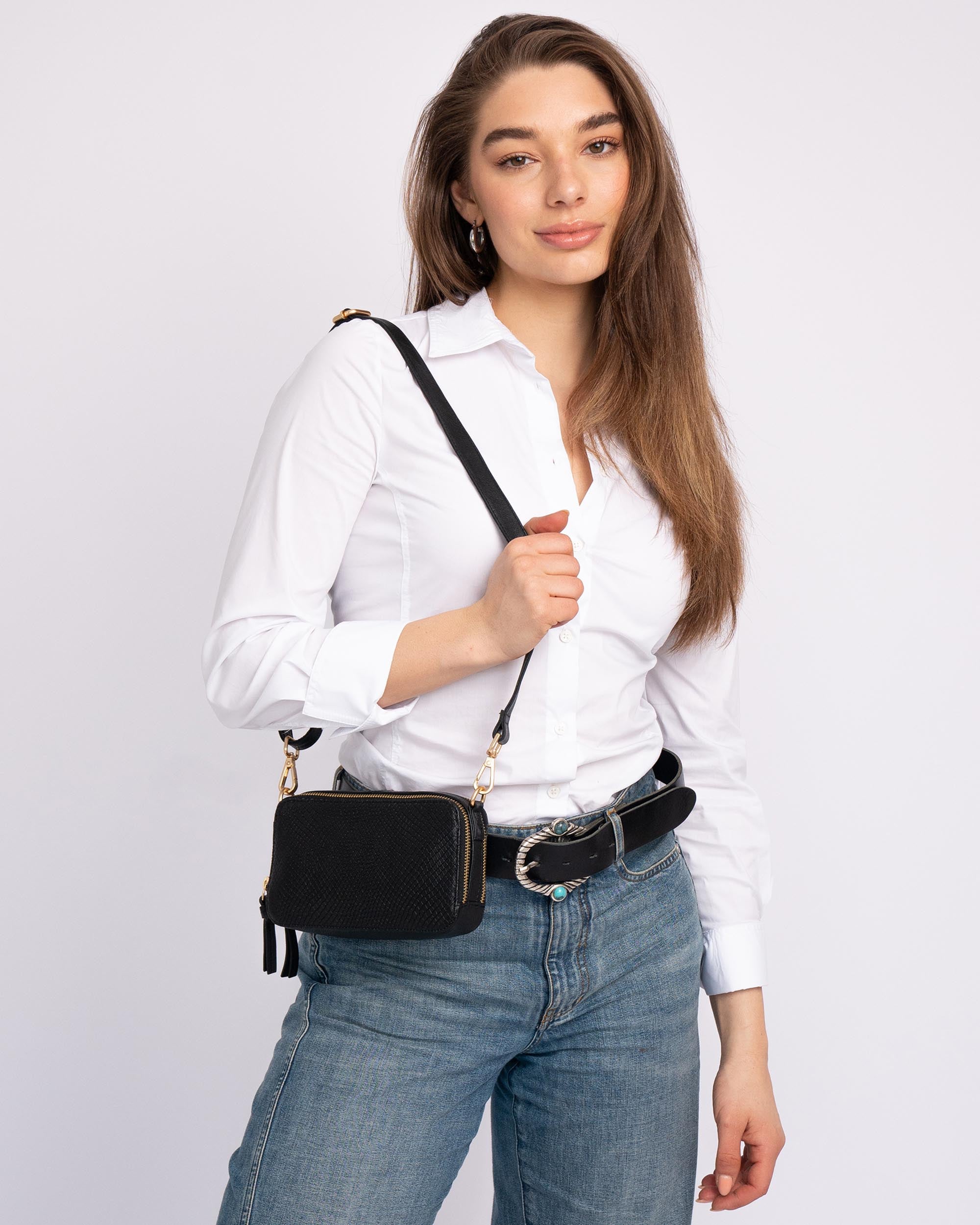Andiker Crossbody Bag voor dames, canvas schoudertas voor dames met 1 Andiker Crossbody Bag voor dames, canvas schoudertas voor dames met 1