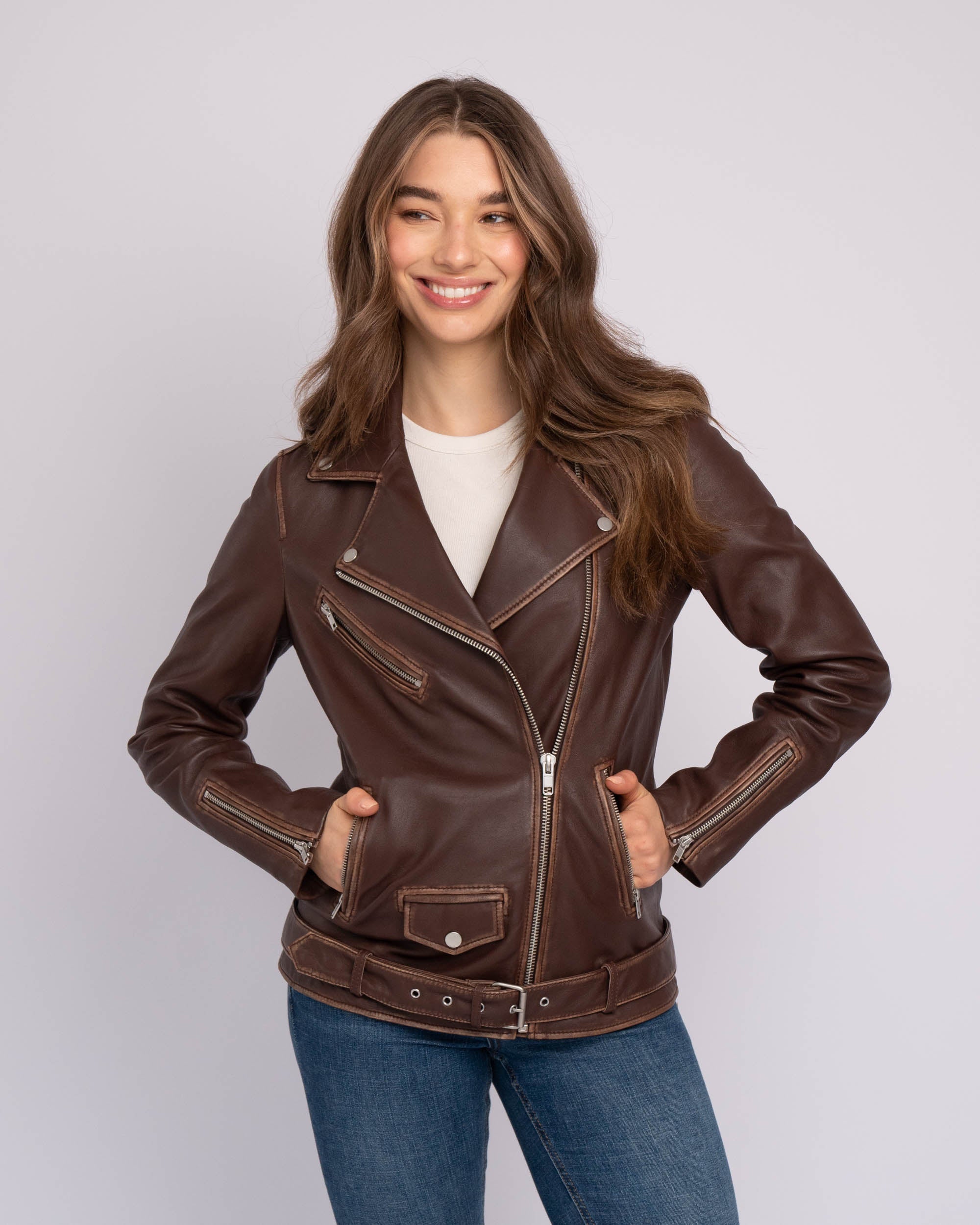 Dames Leren & Biker Jassen Outlet - NL Dames Leren & Biker Jassen Outlet - NL